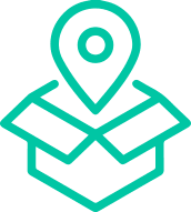 icono caja ubicacion