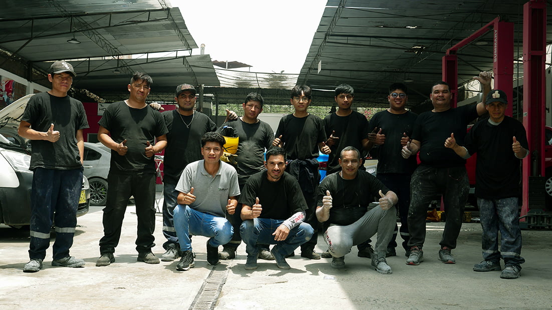 Mecanicos de taller automotriz